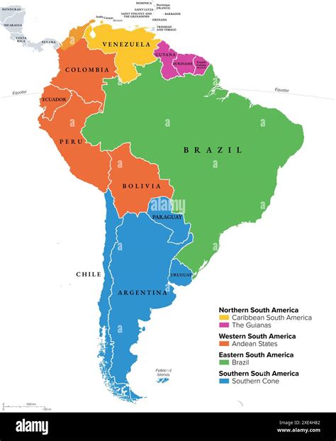 A Closer Look at the South American Region .